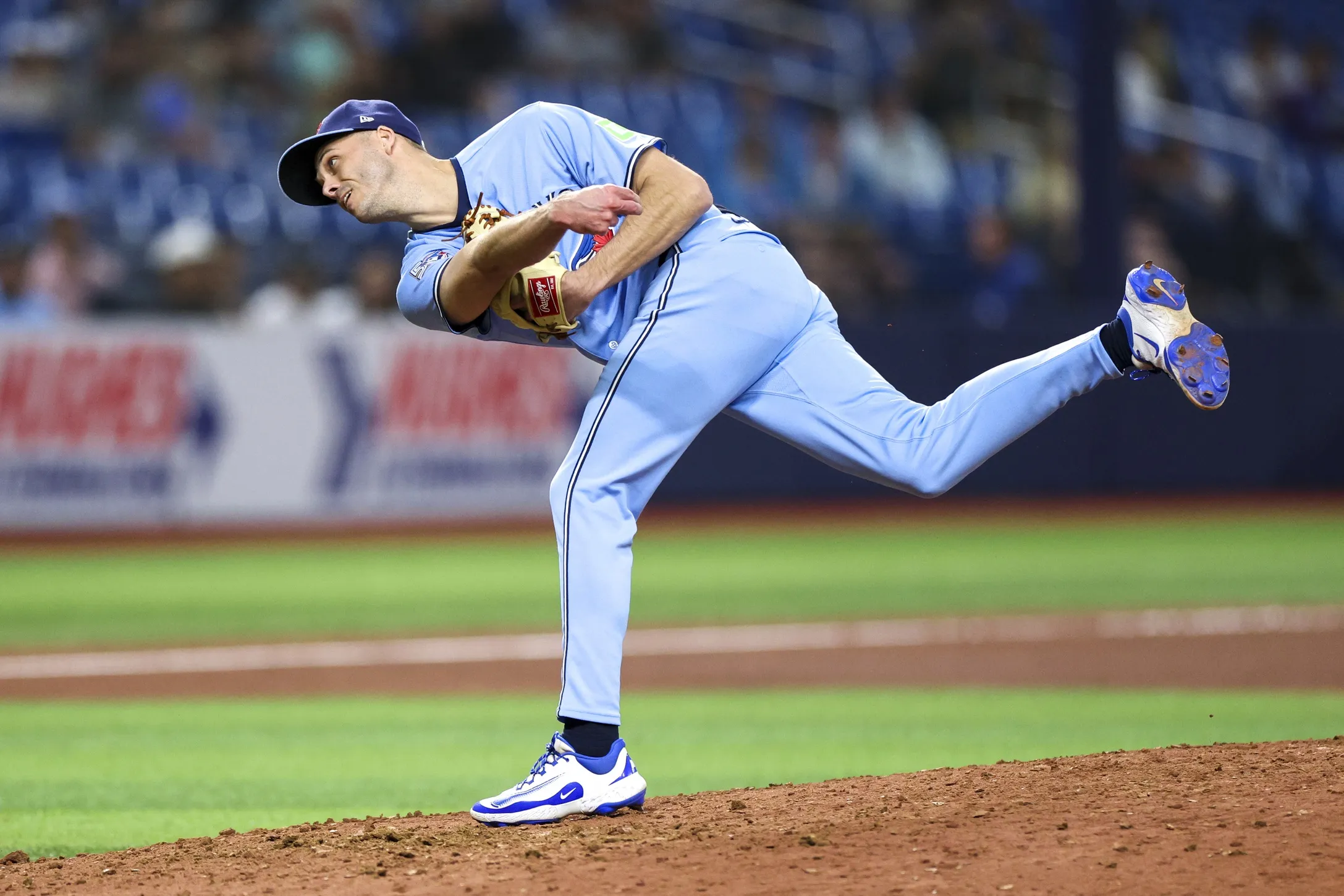 Tyler Rogers Escapes Injury Scare After 113 MPH Alonso Liner in Blue Jays Win