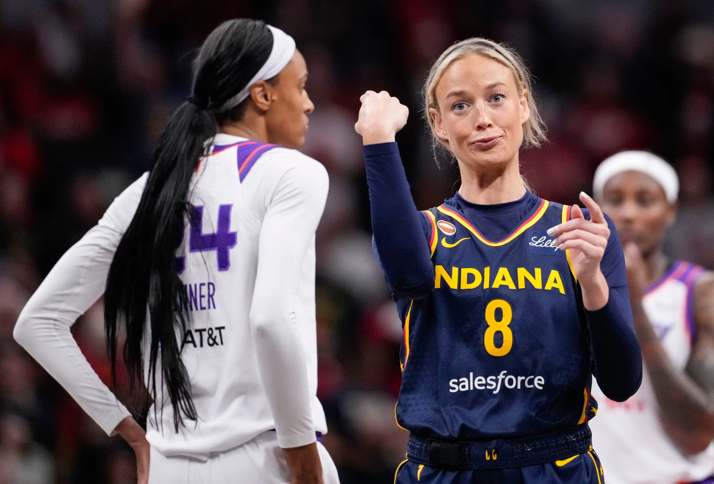 Sophie Cunningham Finds Humor After Difficult Week on and Off the Basketball Court