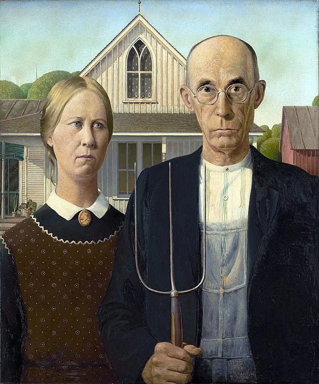 Grant Wood on Wikimedia Commons