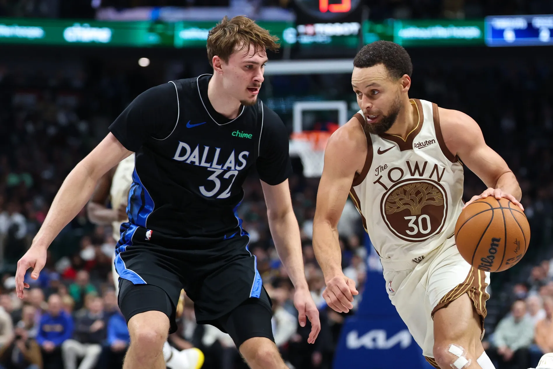 Mavericks Outlast Warriors as Flagg Shines Against Curry