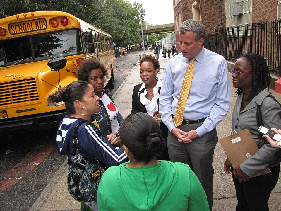 Bill de Blasio on Wikicommons